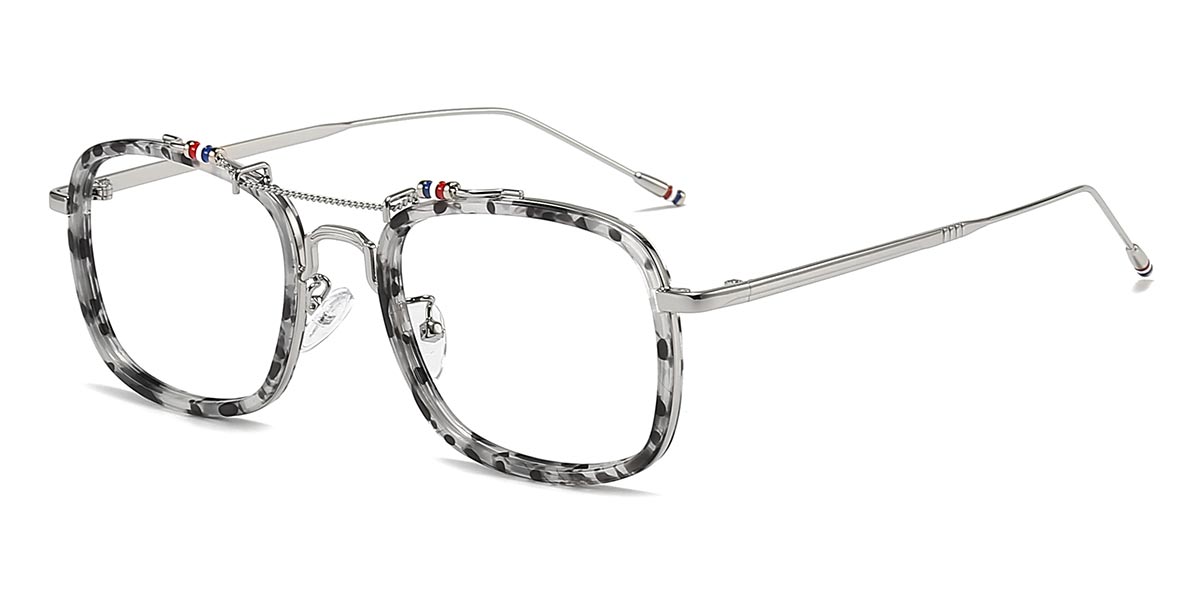 Grey Tortoiseshell Desmond - Oval Glasses