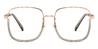 Clear Grey Callan - Square Glasses