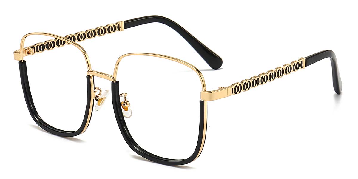 Black Gold Callan - Square Glasses
