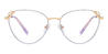 Purple Elijah - Cat Eye Glasses