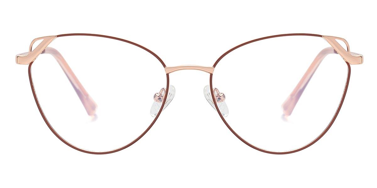 Khaki Elijah - Cat Eye Glasses