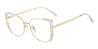 Clear Corbin - Rectangle Glasses