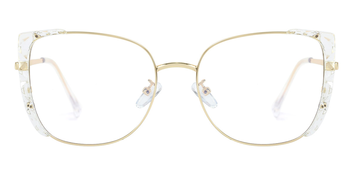 Clear - Rectangle Glasses - Corbin