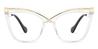 Clear Azalea - Cat Eye Glasses