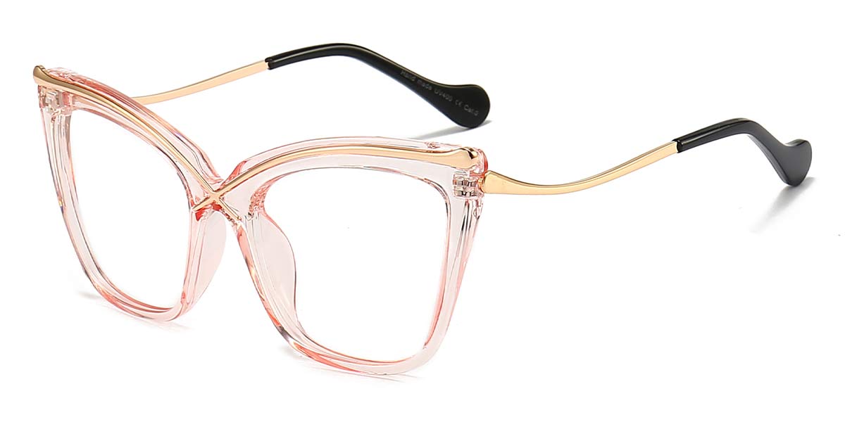 Light Pink - Cat eye Glasses - Azalea