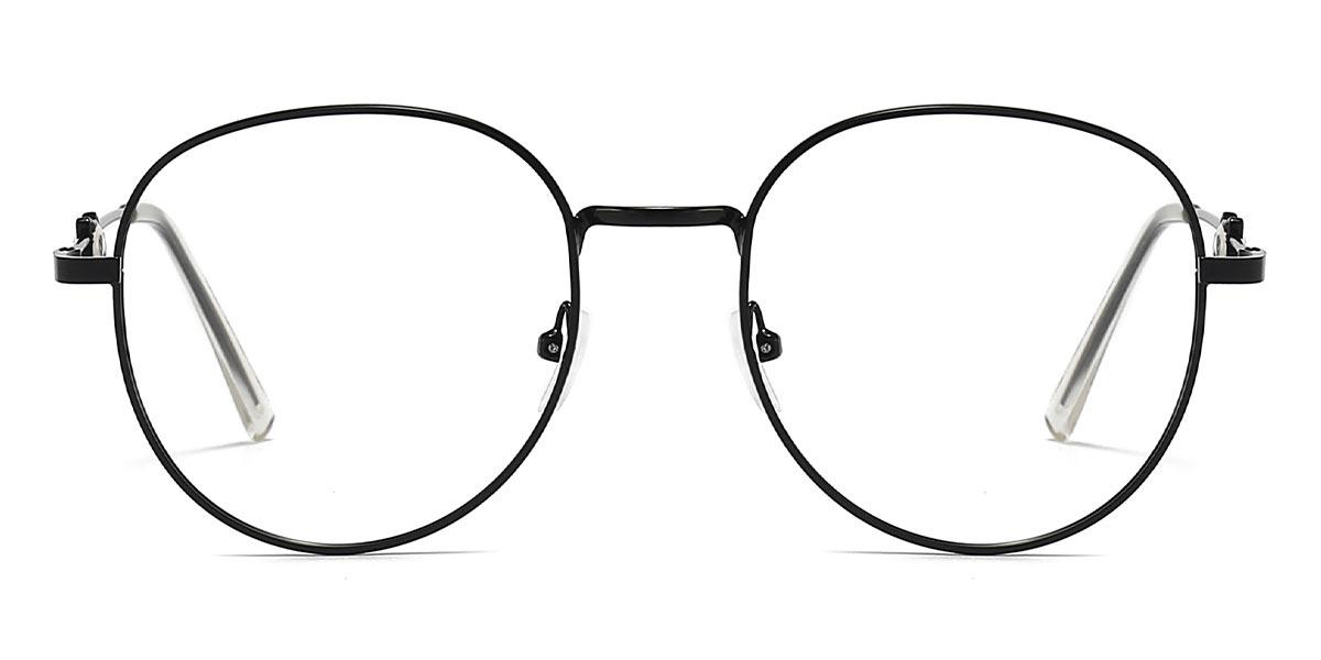 Black Imani - Round Glasses
