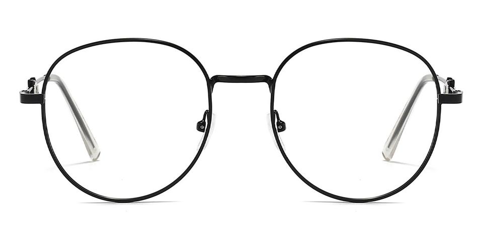 Black Imani - Round Glasses