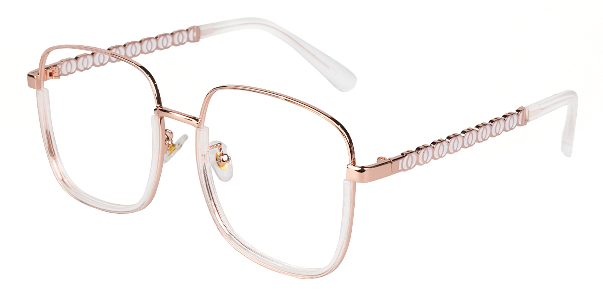 Rose Gold Callan - Square Glasses