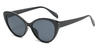 Black Grey Hadi - Cat Eye Sunglasses