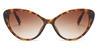 Tortoiseshell Gradual Brown Hadi - Cat Eye Sunglasses