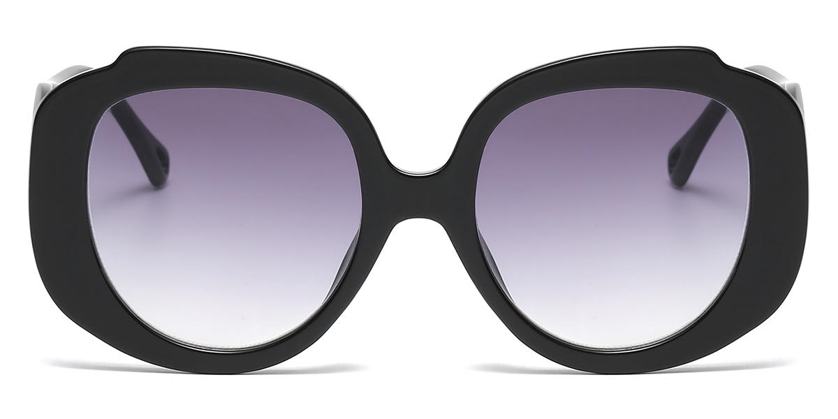 Black Grey Honey - Oval Sunglasses