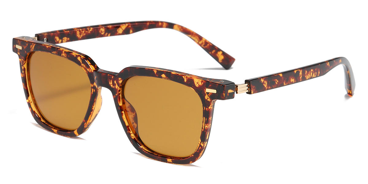 Tortoiseshell Brown Jojo - Square Sunglasses