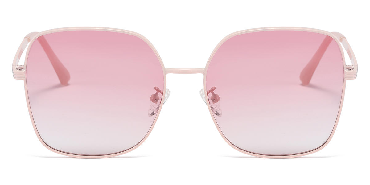 Pink Gradual Pink Lianna - Square Sunglasses