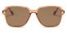 Transparent Tawny Tawny Gary - Square Sunglasses