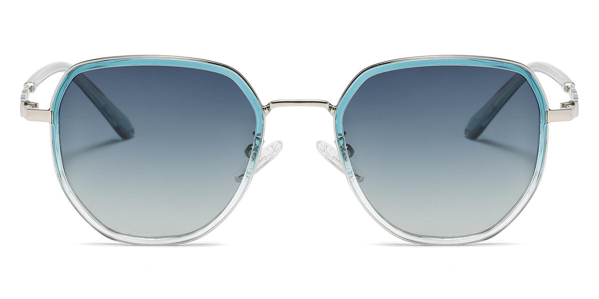 Gradual Blue Gradual Blue Sky - Oval Sunglasses