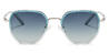 Gradual Blue Gradual Blue Sky - Oval Sunglasses