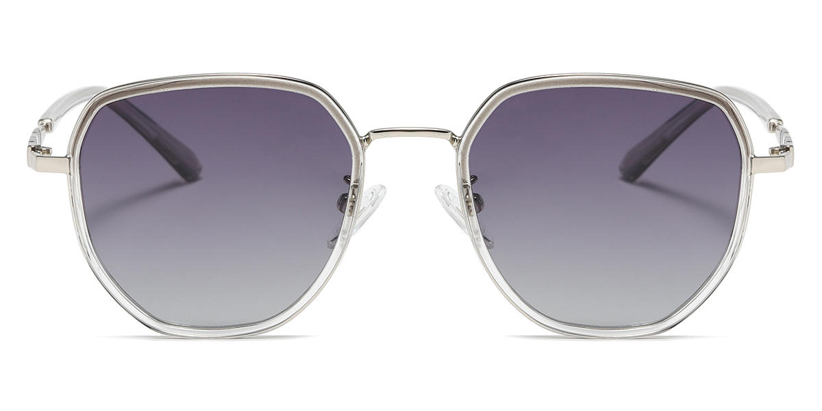 Grey Grey Sky - Oval Sunglasses