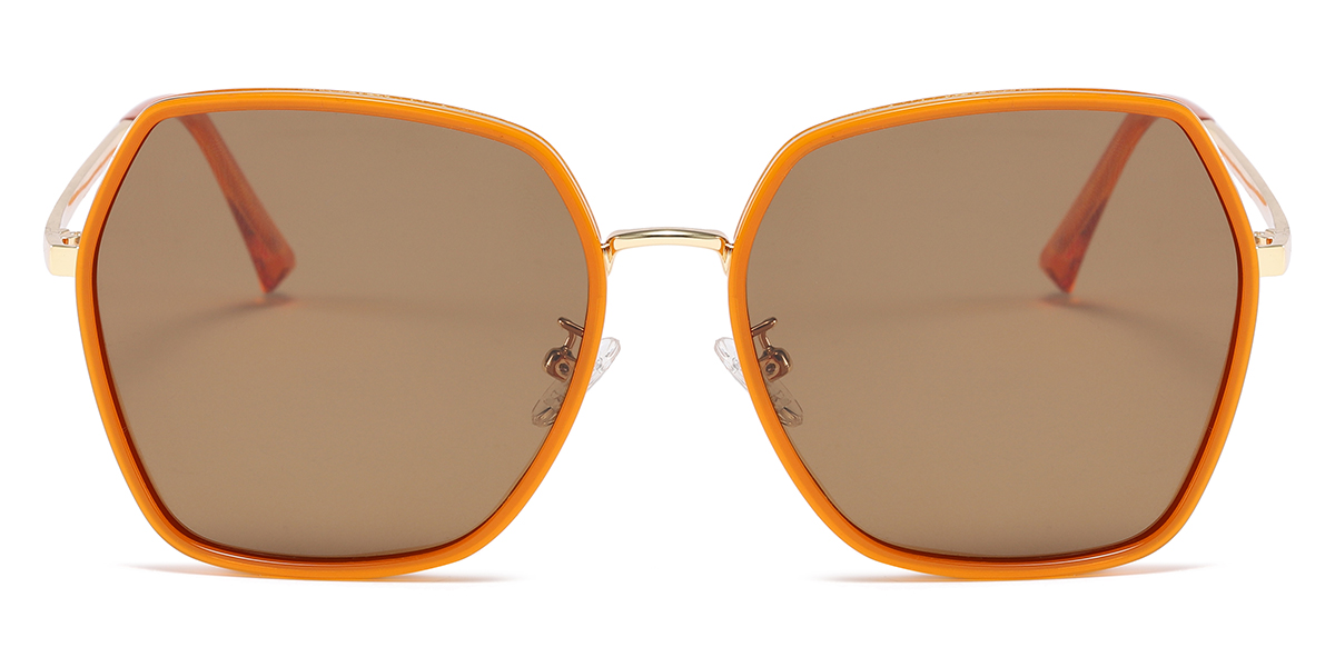 Orange Tawny - Square Sunglasses - Rylen