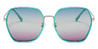 Green Blue purple Rylen - Square Sunglasses