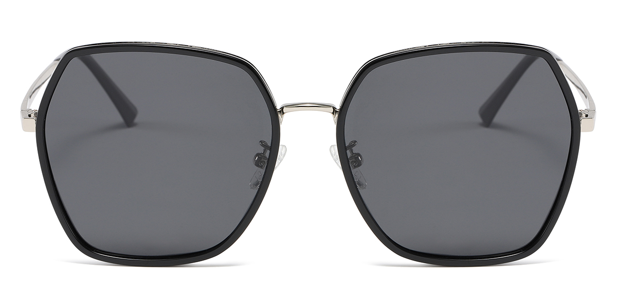 Black Grey - Square Sunglasses - Rylen
