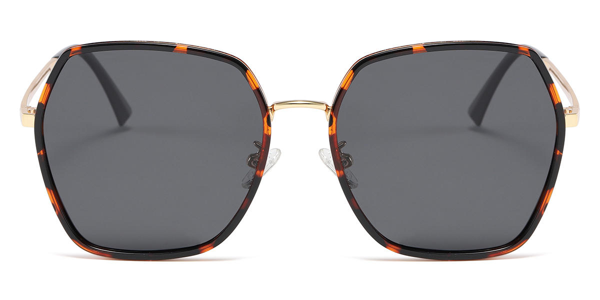 Tortoiseshell Grey Rylen - Square Sunglasses