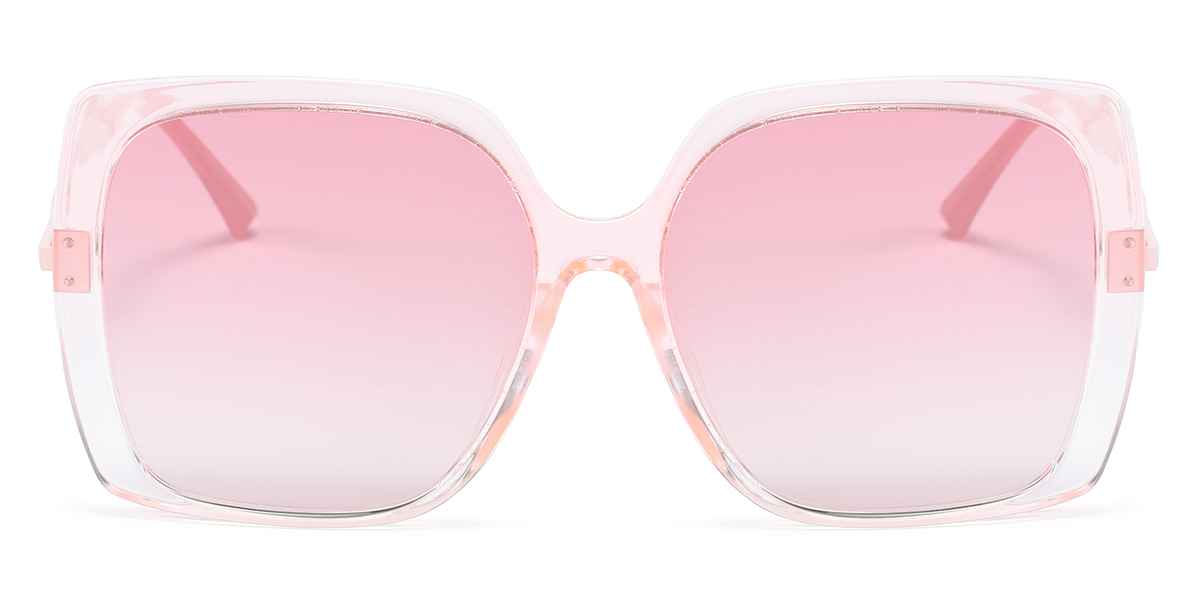Pink Gradual Pink - Square Sunglasses - Vivi