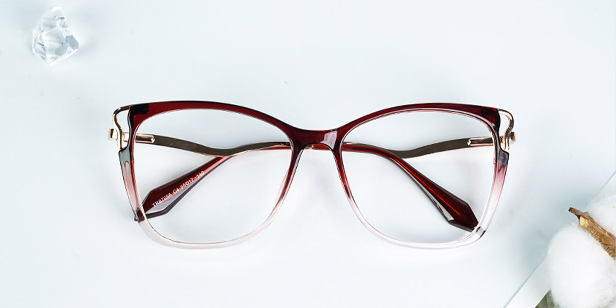 Aphra - Cat Eye Red Glasses For Women | Lensmart Online