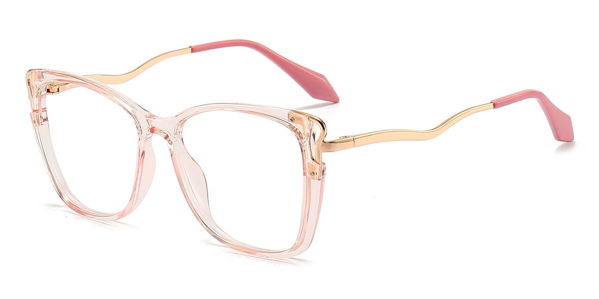 Light Pink Aphra - Cat Eye Glasses