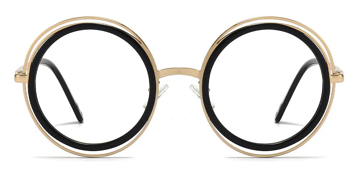 Black Gold Braylin - Round Glasses