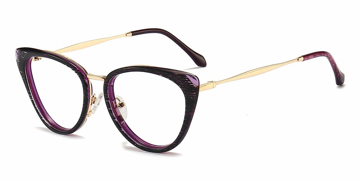 Deep Purple Tina - Cat Eye Glasses