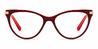 Red Star - Cat Eye Glasses