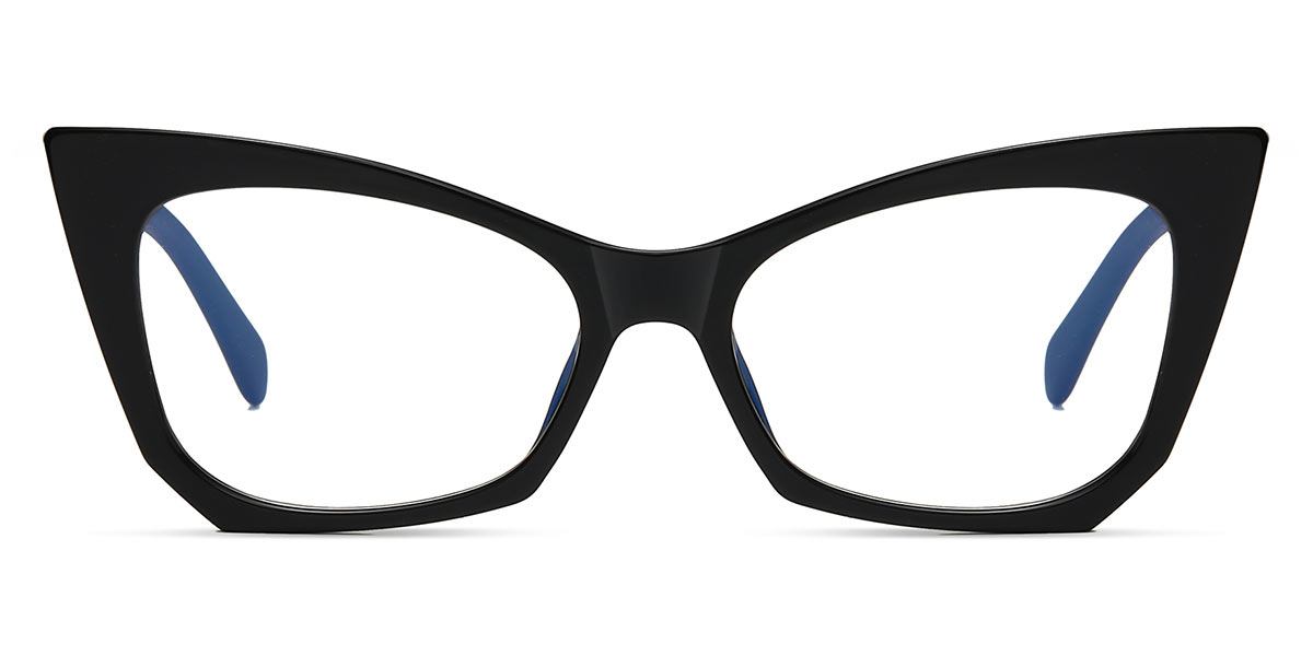 Black - Cat eye Glasses - Nancy