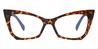 Tortoiseshell Nancy - Cat Eye Glasses