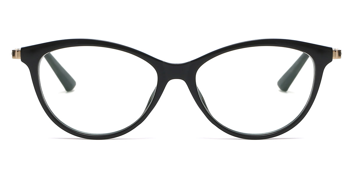 Black - Cat eye Glasses - Lulu