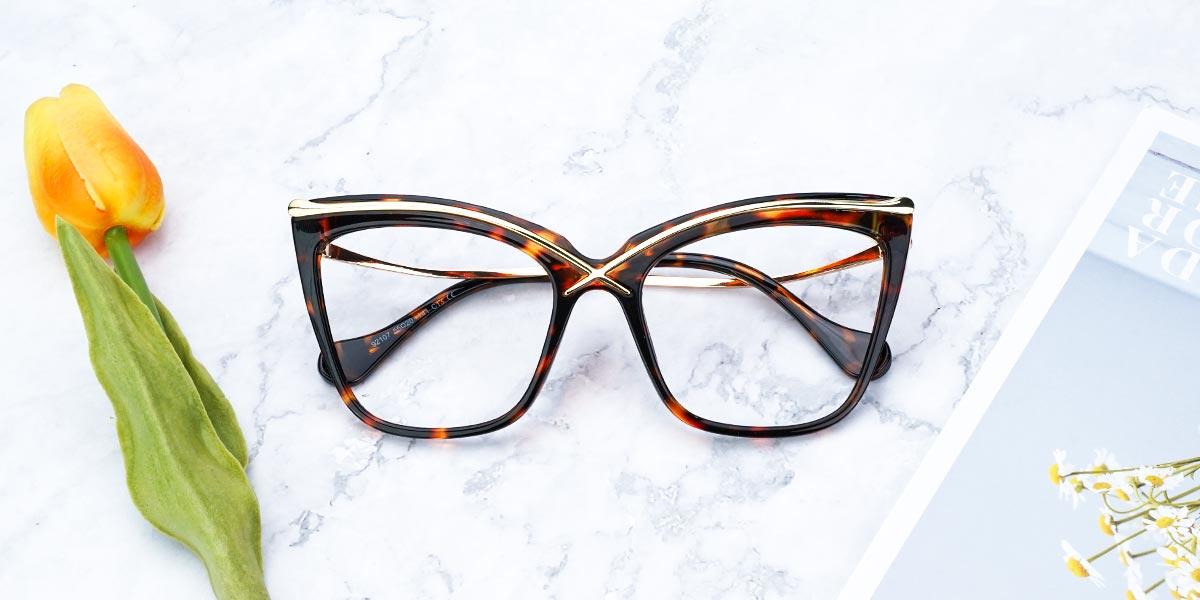 Tortoiseshell Azalea - Cat Eye Glasses