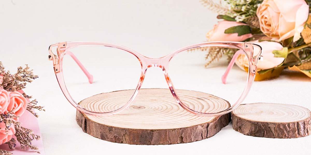 Light Pink Odette - Cat Eye Glasses