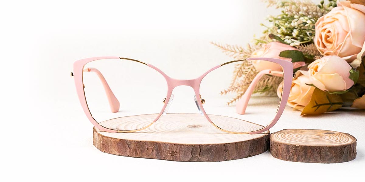 Pink Aiyana - Square Glasses