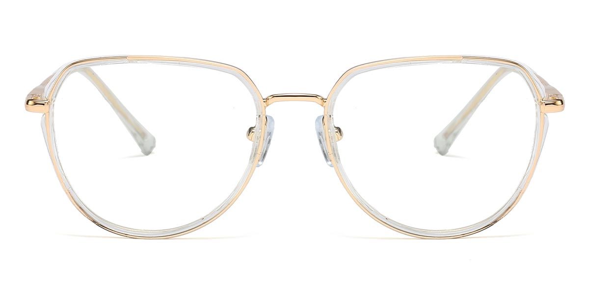 Clear - Oval Glasses - Jemar