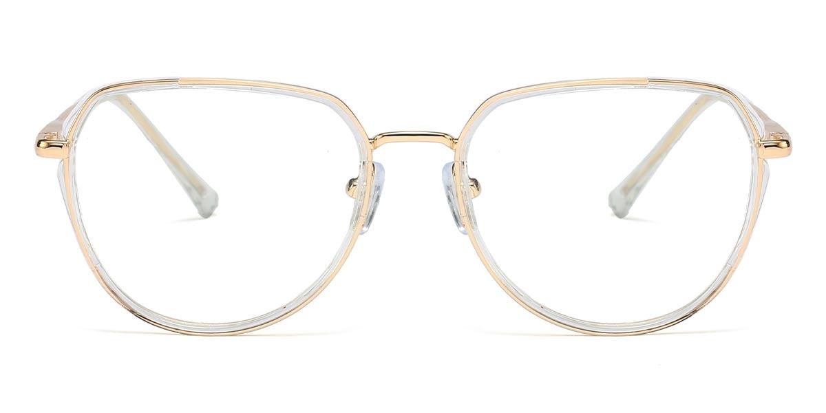 Clear Jemar - Oval Glasses