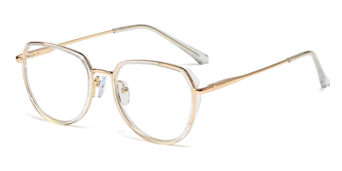 Clear - Oval Glasses - Jemar