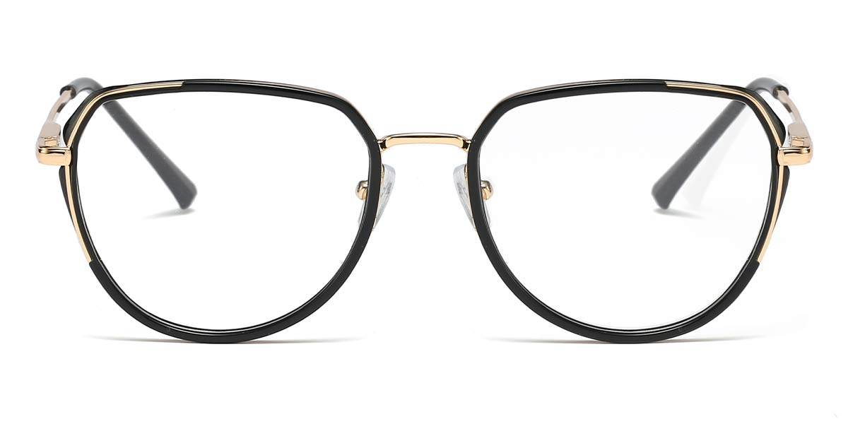 Black - Oval Glasses - Jemar