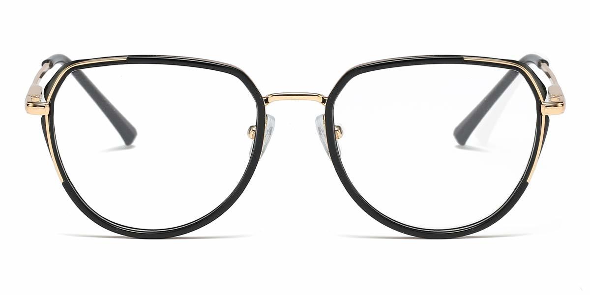 Black Jemar - Oval Glasses