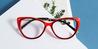 Red Effie - Cat Eye Glasses
