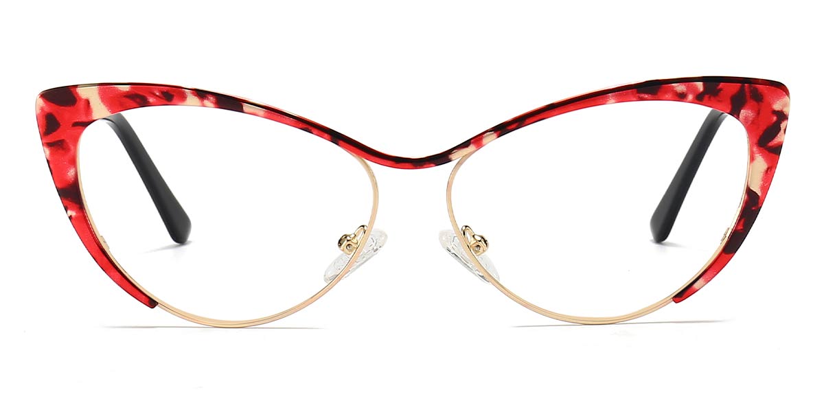Red Tortoiseshell - Cat eye Glasses - Lendi