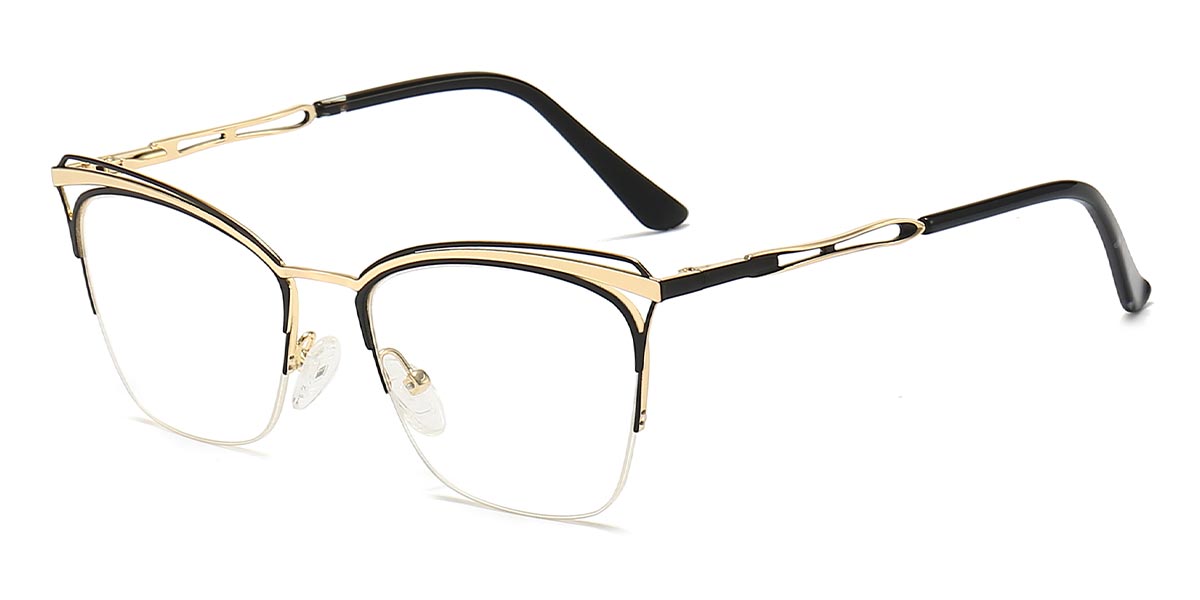 Black - Cat eye Glasses - Lizy
