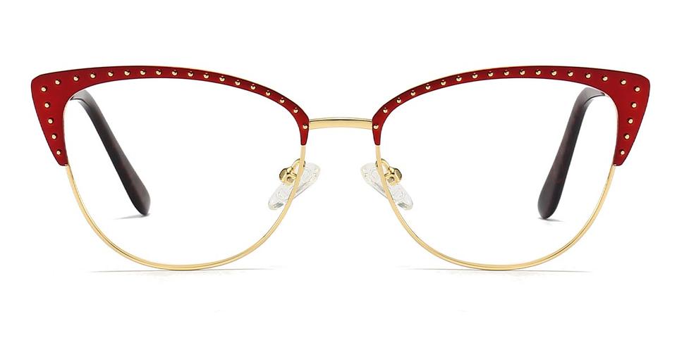 Gold Wine Marty - Cat Eye Glasses