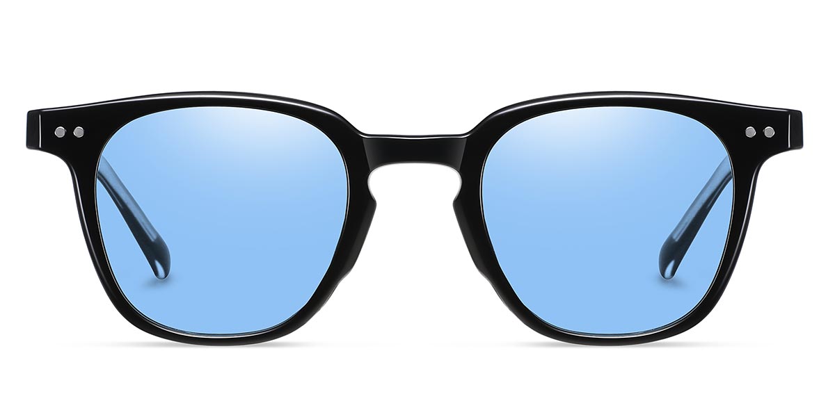 Layel - Square Blue Sunglasses For Men & Women