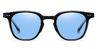 Black Blue Layel - Square Sunglasses