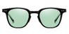 Black Green Layel - Square Sunglasses