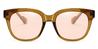 Brown Tawny Lamb - Square Sunglasses